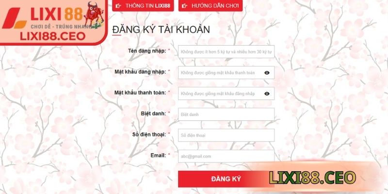 Lưu giữ thông tin an toàn khi đăng ký Lixi88, tránh chia sẻ cho người khác