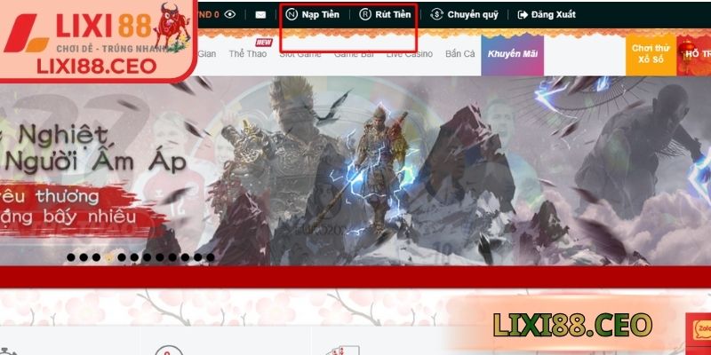 Nạp Rút Tiền Lixi88 1 Khám phá những tiện ích mà nạp rút tiền Lixi88 mang lại